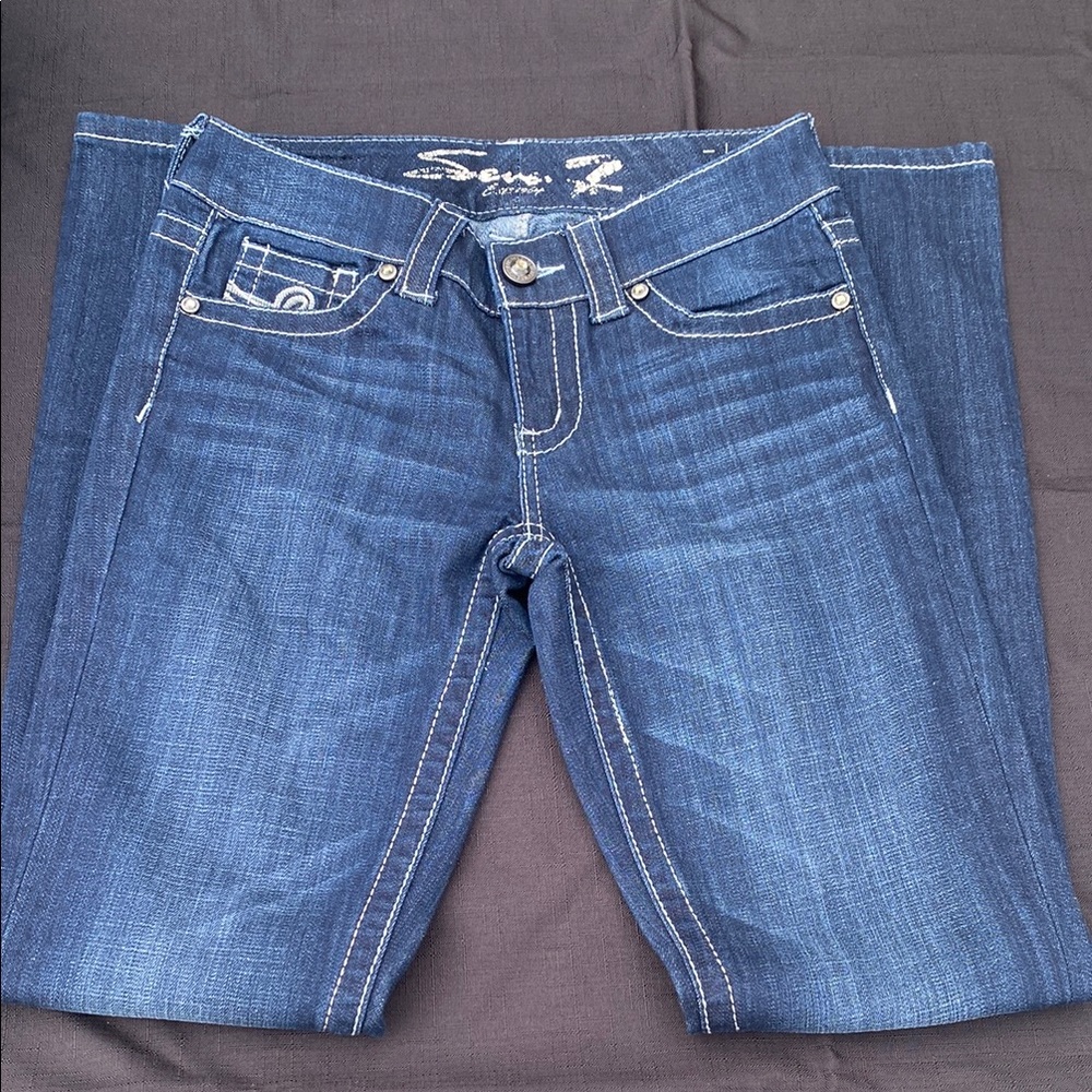 Seven7 Women's Blue Jeans